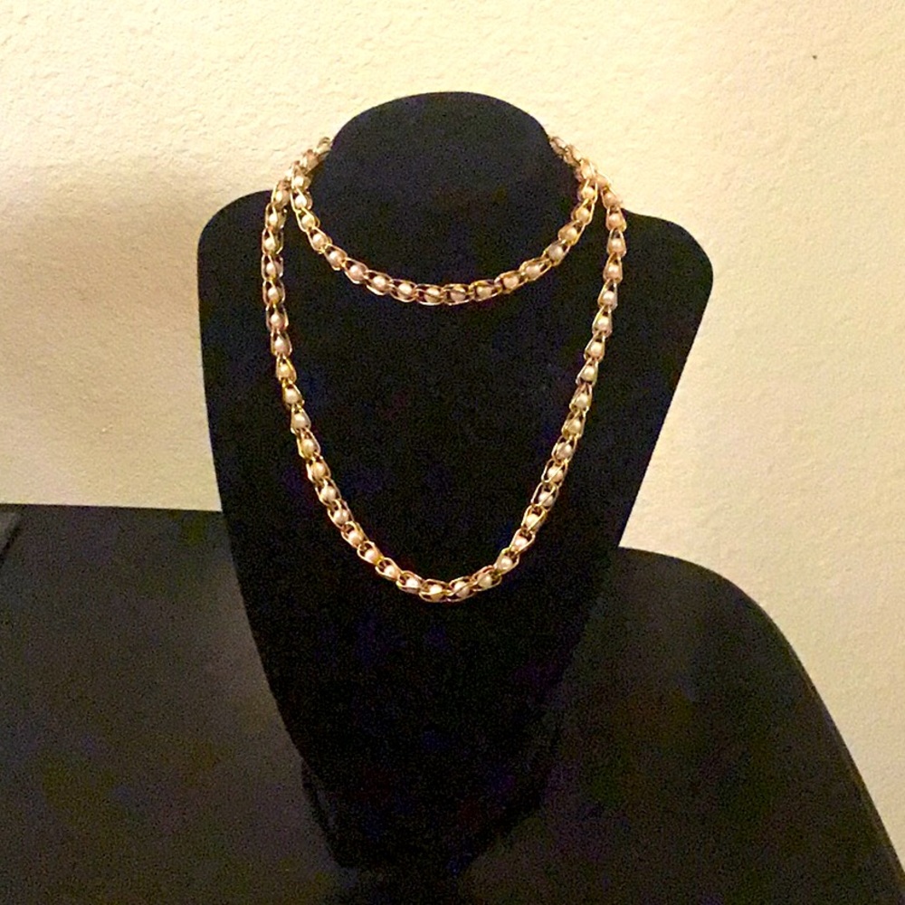 Pearls/Gold plated Necklace